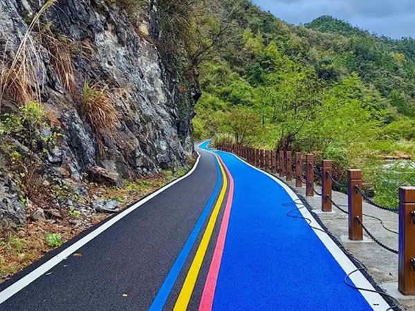 江北彩色沥青道路